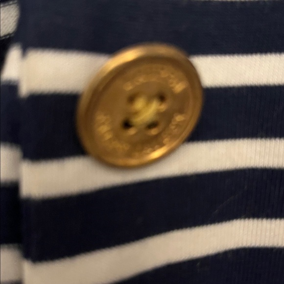 Lauren Ralph Lauren Striped Blazer with Gold Buttons - Picture 4 of 9